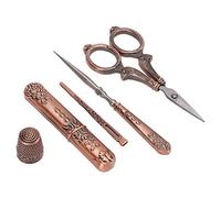 Kit De Ciseaux à Broder, Coffret Cadeau Pour Travaux D'aiguille Avec Ciseaux à Broder Vintage, Poinçon à Coudre, étui à Aiguilles, Kit De Couture Vintage Pour Broderie, Travaux D'aiguille