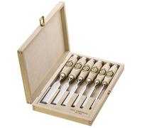 KIRSCHEN Jeu de burins Kirschen avec manche en hêtre blanc Quantité:1