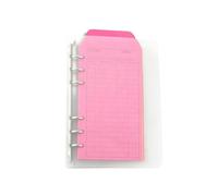 Kit de classeur d'épargne - 100 enveloppes pour défi d'économie, budgétaire A6 à 6 anneaux | Ensemble d'organiseurs d'enveloppes à code couleur pour l'école, le bureau, les frais de scolarité