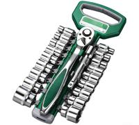 Kit de liquet en chrome vanadium avec 72 dents - Design oscillant fin - Convient pour les applications de maintenance et de moto automobile (G)