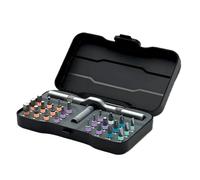 Kit de clé à cliquet : ensemble de tournevis polyvalent, organisateur d'outils à main | Clé multifonctionnelle portable, ensemble de réparation électronique pour construction