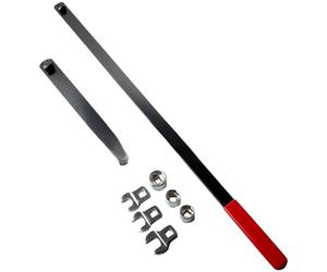 Kit de clé à poulie en acier à haute teneur en carbone pour systèmes de courroie d'accessoires de moteur, y compris tendeur et tendeur de poulie tendeur et galet tendeur et remplacement (B)