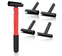 Kit de clé de réglage de l'écartement des charnières, outil de réglage des charnières 4 en 1 pour le secteur résidentiel et commercial, clé de réglage des charnières de porte en alliage d'acier robust