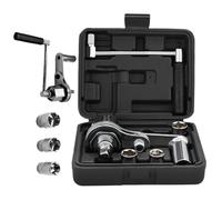 Kit de clé multiplicateur de couple - Extracteur d'écrous de roue manuel avec douilles, 17 mm, 19 mm, 21 mm | Outil de réparation automobile, entretien des roues de semi-camion, kit de changement de