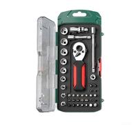 Kit de clés à cliquet à cliquet avec mécanisme à cliquet à 72 dents et pivot à 5° pour une utilisation facile dans les espaces restreints, outils robustes en acier au chrome vanadium pour automobile