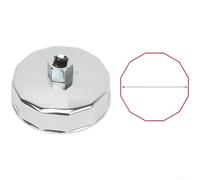 Kit de clés à filtre à huile, ensemble d'outils spéciaux pour automobile apuchon d'installation de retrait de filtre pour service de moteur de voiture (89 mm/12P)