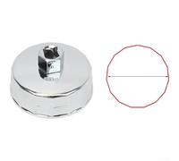 Kit de clés à filtre à huile, ensemble d'outils spéciaux pour automobile apuchon d'installation de retrait de filtre pour service de moteur de voiture (74-73 mm/15P)