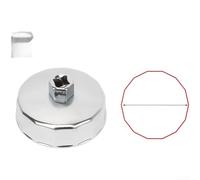 Kit de clés à filtre à huile, ensemble d'outils spéciaux pour automobile apuchon d'installation de retrait de filtre pour service de moteur de voiture (84-83 mm/14P)