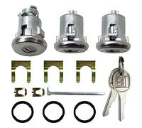 Kit de clés coffre porte voiture, cylindre serrure avec 2 remplacement pour Chevelle Malibu Monte Carlo Camaro, 654394765282