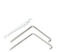 Kit de Clés de Réglage pour Fenêtres PVC Aluminium Bois llen 4mm et TORX TX15, Pièces Détachées Ferrure Fenêtre, Outil de Réglage de Fenêtre pour Ajustage Paumelle Charnière Crémone.