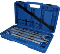Kit de Clés pour Moyeu de Ventilateur BT521250-11 Outils pour Travaux sur Voiture - Fabriqué en Acier au Carbone - Robuste et Durable - pour Joint Visco de BMW, Mercedes et Ford - BRILLIANT TOOLS