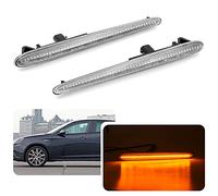 Kit de clignotant latéral à LED ambre complet compatible avec 2010-2020 Alfa Romeo Giulietta hayon type 940 lampe d'assemblage de clignotants latéraux lentille claire