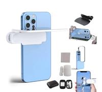 Kit de clip de réflexion pour appareil photo de smartphone, lentille à effet miroir, verre HD réglable, miroir à rabat pour smartphone, accessoire de photographie compatible avec la plupart des