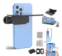 Kit de clip de réflexion pour appareil photo de smartphone, lentille à effet miroir, verre HD réglable, miroir à rabat pour smartphone, accessoire de photographie compatible avec la plupart des