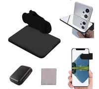 Kit de Clip de réflexion pour Miroir d'appareil Photo pour Smartphone pour Tous Les modèles de téléphone avec des matériaux durables Outil Parfait pour Les photographes en Herbe (Noir)