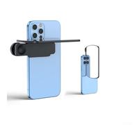 Kit de clip de réflexion pour smartphone avec télécommande et sac de rangement, rotation à 360 degrés, miroir à selfie réglable pour voyage, noir