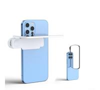 Kit de clip de réflexion pour smartphone avec télécommande et sac de rangement, rotation à 360 degrés, miroir à selfie réglable pour voyage, blanc