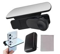 Kit de clip de réflexion pour smartphone - Miroir de téléphone - Outil HD pour femme et homme - Photographe, camping en plein air - Pour les amateurs de photographie en intérieur