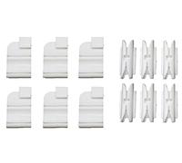 Kit de clips de montage en plastique pour garniture de toit et nœud latéral - Comprend (6) 4012532681 1967-1972 GM A Body et (6) 4012532682 1967-1974 GM A F X Body