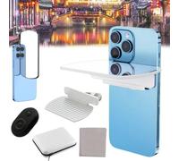 Kit de Clips de Réflexion Miroir pour Smartphones, Objectif Effet Miroir - Capturez Instantanément de Superbes Reflets, Outil de Réflecteur de Vue Hd Réglable pour Les Voyages, Le Vlogging et Selfies