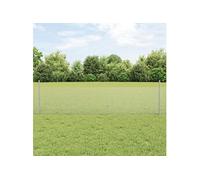 Kit de clôture de jardin Lot de 2 Acier galvanisé 10 x 0,5 m 3336313
