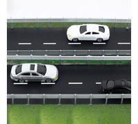 Kit de clôture industrielle miniature à l'échelle 1:87 pour modélisme ferroviaire HO et construction de scènes (3 ensembles de verts)