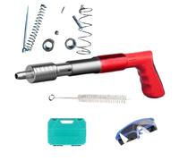 Kit de cloueuse à tige à air - Machine à ongles manuelle portable - Outil de fixation murale réglable pour béton, ciment et brique - Appareil de montage pour chantier de construction