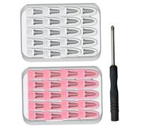 Kit de clous en caoutchouc pour réparation de pneus, 40 pièces, petits et grands bouchons pneu à visser robustes avec tournevis pour voiture, camion, vélo électrique, réparation crev