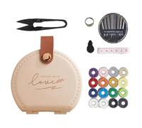 Kit de - Coffre à aiguilles, 1 pièce à plusieurs niveaux pour tapisserie à repriser, organisateur à double magasin avec bobines de fil, boîte de, étui fileté pour broderie, perles et