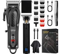 Kit De Coiffeur Professionnel,Coupe De Cheveux Pour Homme,Machine À Cheveux Sans Fil,Coupe Barbe Et Cheveux Homme,Ensemble Machine