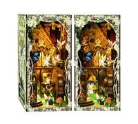 Kit De Coin De Livre À Faire Soi-même, Forêt Secrète Elfin, Serre-Livres Au Design Vintage, Modèle De Puzzle 3D Artisanal pour Adultes Secret World of The Forest