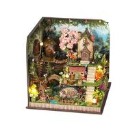 Kit de Coin de Livre - Ensemble de Construction de Maison Miniature Fait à la Main, modèle de décoration d'insertion d'étagère créative | Présentoir de bibliothèque pour la Maison, Chambre à Coucher,