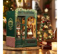 Kit de coin lecture, maison miniature à monter soi-même, maison de poupée miniature avec engin explosif improvisé, kits de maquettes de bibliothèque à construire pour adultes, décoration d'étagère boi