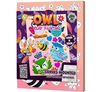 Kit de collage en pâte à modeler - Hibou