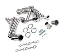 Kit De Collecteurs D'échappement En Acier Inoxydable Poli Métallisé Pour Moteur V8 Pour Chevy Pour Corvette 1963-1981 MNGNCBXWK