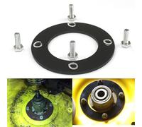 Kit de collier de renfort de broche de tondeuse à gazon, plaque en acier de 3/16 pouces avec boulons M8, compatible avec John Deere D100 D110 D120 Series