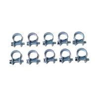 Kit de colliers de serrage for tuyau d'injection de carburant, 10 pièces/ensemble, 7-9 mm, for tuyau d'essence diesel(14-16mm)