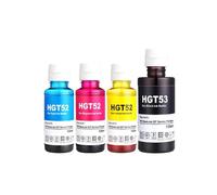 Kit de colorant à encre de recharge compatible Compatible avec GT53XL GT52 Compatible avec les modèles de réservoir d'encre 319 410 419 Tank 500 502 508 511 514 515 518 519 530 531 532(BKCMY-4COLORS)