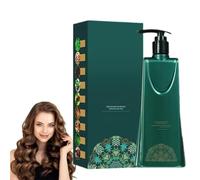 Kit de coloration capillaire douce longue durée, crème colorante végétale, pour couvrir les cheveux gris, shampooing colorant nourrissant pour femmes et hommes (Brown)