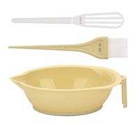 Kit de coloration pour cheveux - Brosse de coloration et bol mélangeur de couleur pour bricolage - Outils de coloration à domicile
