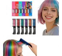 Kit De Coloration Temporaire Avec Formule Nourrissante, Teinte Naturelle Et Couverture Uniforme, Application Facile Au Pinceau For Cheveux Hydratés