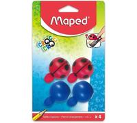Kit de coloriage 12 crayons de couleur Peps + gomme Zenoa bleue + taille-crayon Croc Lapin bleu