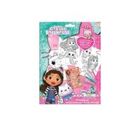 Kit de coloriage avec Autocollants (4 Crayons de Couleur) Gabby's Dollhouse
