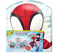 CRAYOLA - Mallette Créative Spidey, 40 pièces, Coffret de coloriage portable avec Feutres Lavables, Crayons, crayons gras, Pages à Colorier et Autocollants, 04-4017