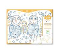 Kit de Coloriage Magique - Djeco - Familles des Sous-Bois - Jaune