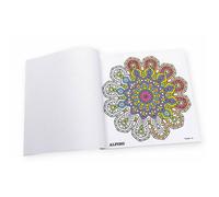 Kit de coloriage Mandalas - Alpino - 24 crayons de couleurs - Livre 120 Mandalas - Ergonomique - Qualité Premium