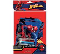 Kit de coloriage Spider-Man avec 4 crayons de couleur
