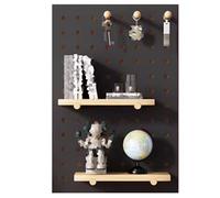 Kit de combinaison de panneaux perforés, présentoir mural et étagère de rangement pour l'organisation du garage