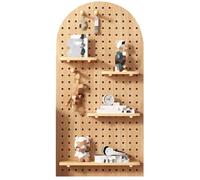 Kit de combinaison de panneaux perforés, présentoir mural et étagère de rangement pour l'organisation du garage