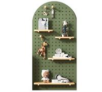 Kit de combinaison de panneaux perforés, présentoir mural et étagère de rangement pour l'organisation du garage